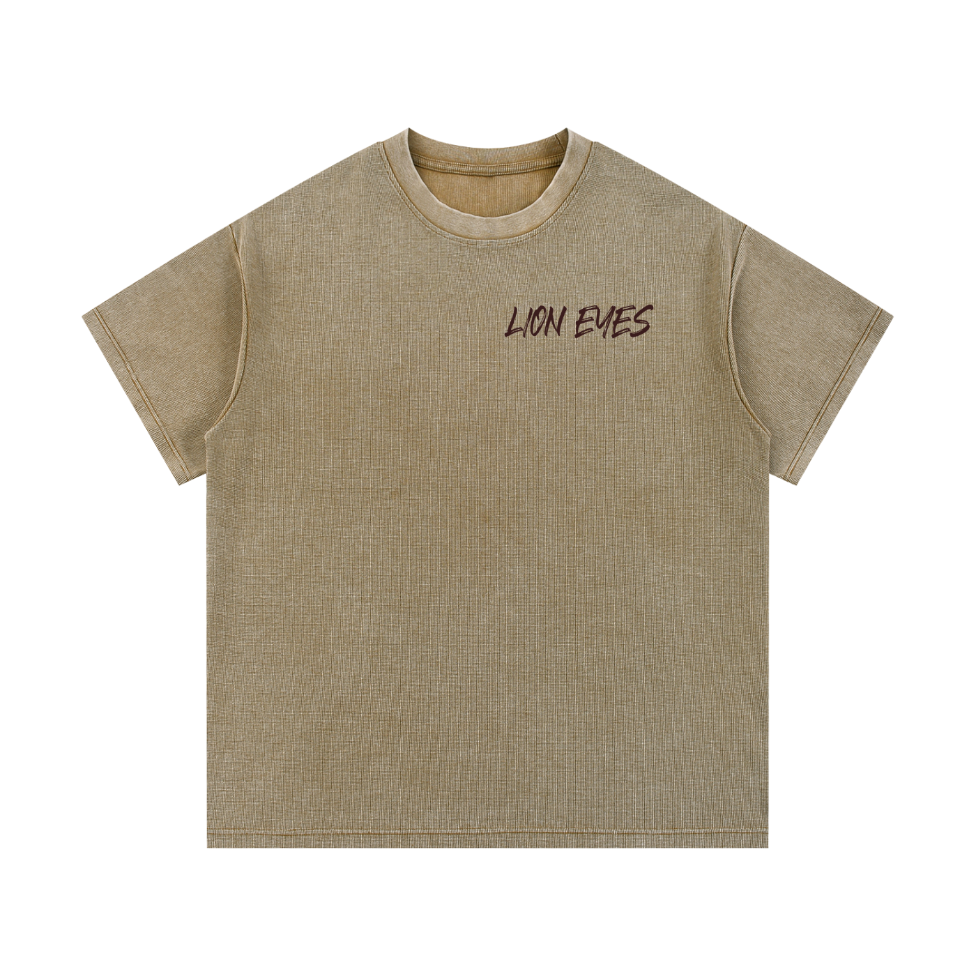 Mineral Wash Waffle Knit T-Shirt